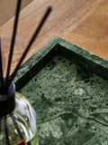 Green marble decorative tray 12x3cm, UK version