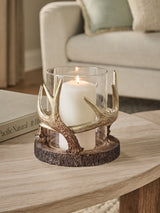 Next Gold Antler Candle Holder Hurricane 15.5cm- Buy online at McGrocer