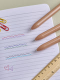 Brown Hamish Highland Cow pens set of 3 - British product