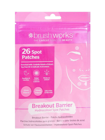 Next Brush Works Breakout Barrier Hydrocolloid Spot Patches Acne Treatment 26pcs- Buy online at McGrocer