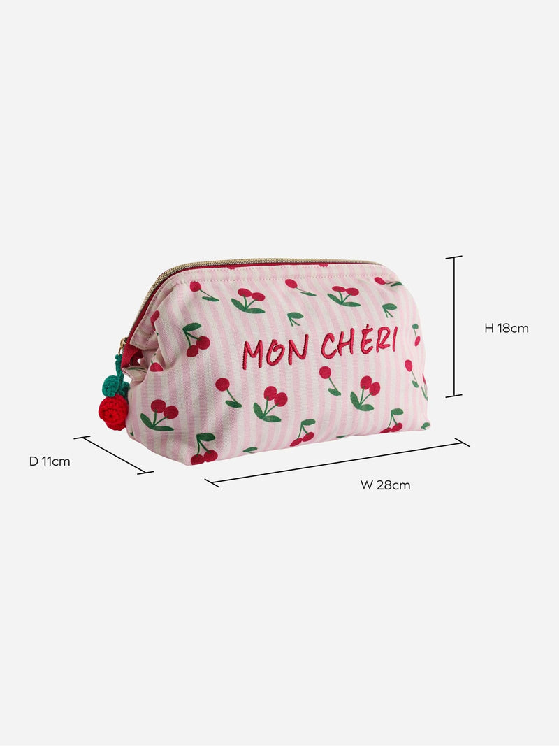 Mon Chéri cherry makeup bag 18x28x11cm - British product