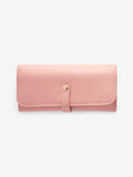 Travel jewellery pouch pink faux leather (British brand)