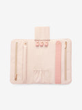 Travel jewellery pouch pink faux leather (British brand)