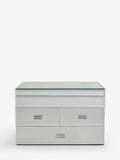 Large mirror jewellery box with ring holder and drawers, UK version