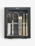 Travel manicure set with pouch (British brand)