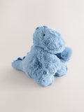 Blue Dinosaur plush toy, small and medium sizes - British product