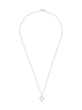 Beaverbrooks Sterling Silver Cubic Zirconia Clover Pendant - British product