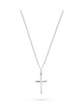Beaverbrooks Sterling Silver Cross Pendant