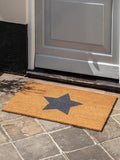 Gallery Home natural jumbo star coir doormat 60x90cm - British product