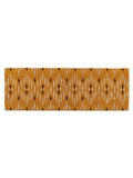 Gallery Home yellow ikat coir double doormat (British brand)