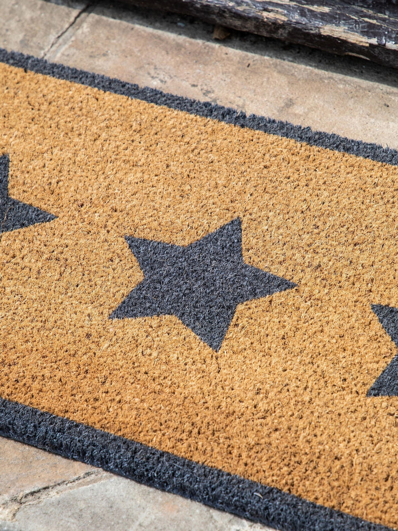 Gallery Home natural star coir doormat 120x40cm (British brand)
