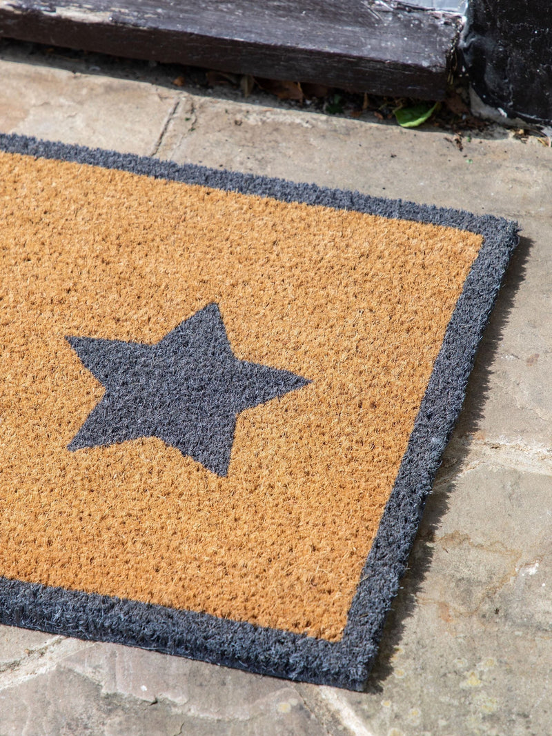 Gallery Home natural star coir doormat 120x40cm (British brand)