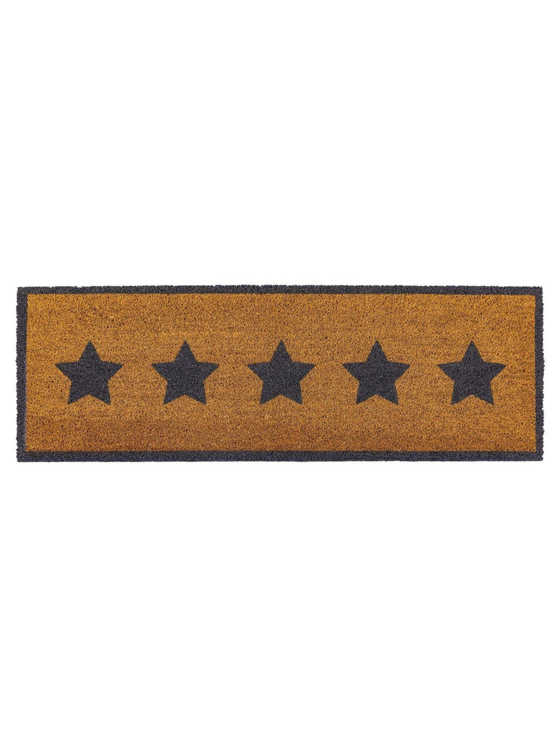 Gallery Home natural star coir doormat 120x40cm (British brand)