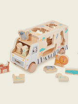 Next My 1st Years Personalised Safari Shape Sorter Wooden Toy- Buy online at McGrocer