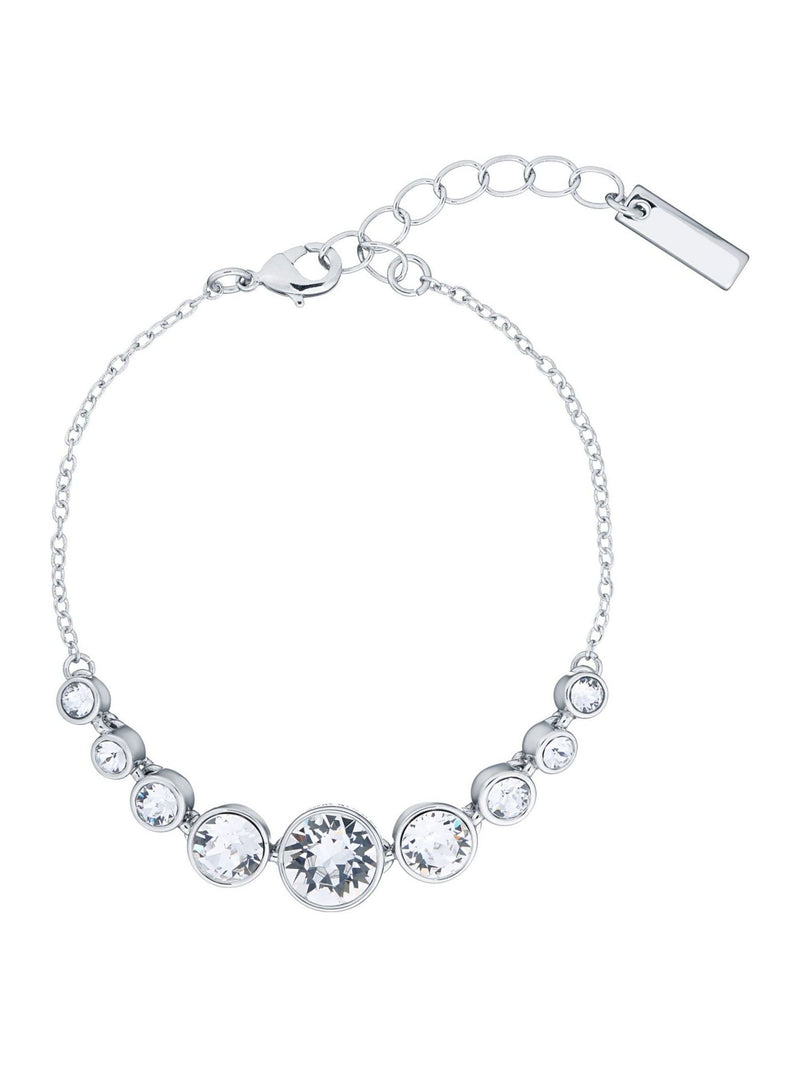 Karen Millen Crystal Flow Bracelet Silver Tone, UK version