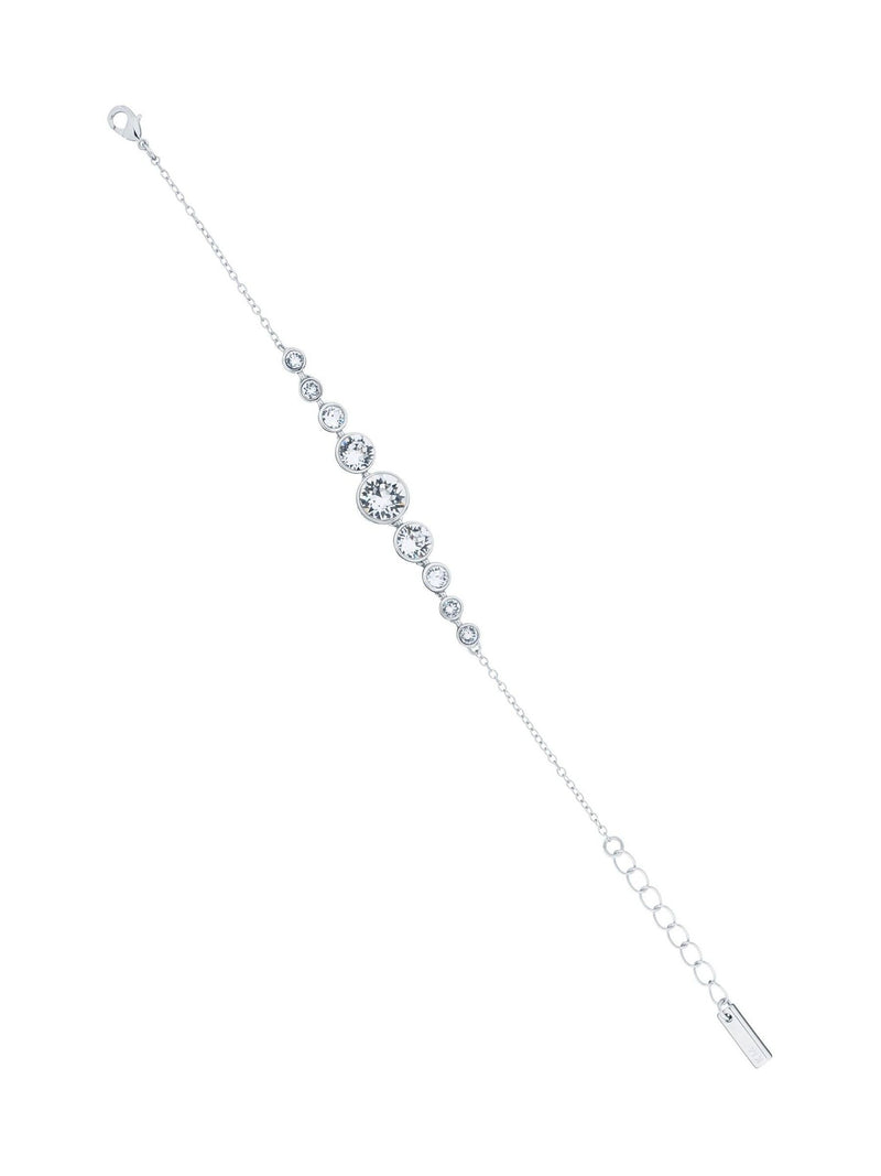 Karen Millen Crystal Flow Bracelet Silver Tone, UK version
