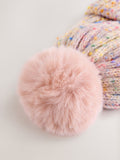 Pink Nep Beanie children's hat 1-16 years, UK version