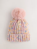 Pink Nep Beanie children's hat 1-16 years, UK version
