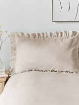 Next Appletree Natural Cassia Ruffle Duvet Cover and Pillowcase Set- Buy online at McGrocer