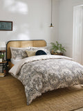 William Morris At Home Natural Michaelmas Daisy duvet cover and pillowcase set (British brand)