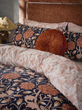 William Morris Copper Wild Tulip duvet cover and pillowcase set (British brand)