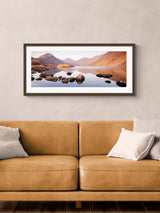 Next Artko Walnut Framed Art by Mike Shepherd Landscape Print 49.5cm x 104.5cm- Buy online at McGrocer