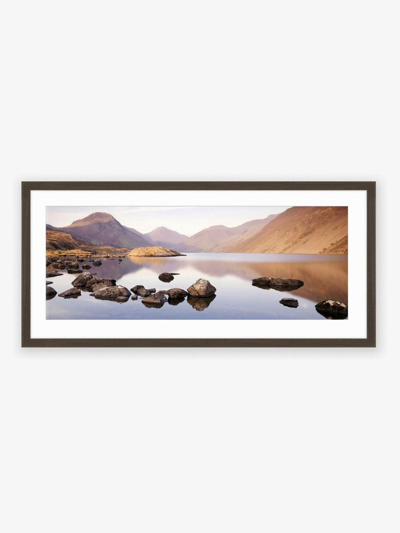 Artko walnut framed art 49.5cm x 104.5cm - British product