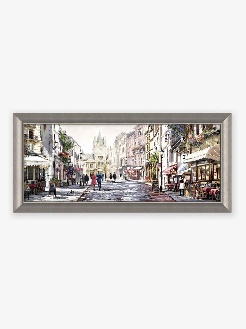 Artko Champagne Café Alfresco by Macneil Framed Art