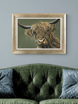 Next Artko Gold Ruben Highland Framed Art Print by David Cope 62cm x 82cm- Buy online at McGrocer