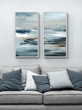 Artko framed canvas prints set of two, 84x44x3cm - British product