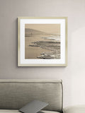 Artko framed art with champagne-coloured frame 62.5cm square - British product