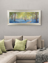 Next Artko Gold Heavenly Blue Vista by Chris Bourne Framed Art, 51cm x 111cm- Buy online at McGrocer