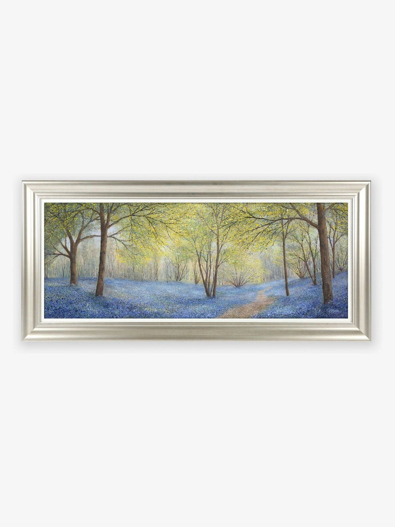 Artko Gold framed art Heavenly Blue Vista 111cm width (British brand)