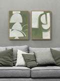 Artko Oak Artifact set of two framed canvas prints 64x44 cm - British product