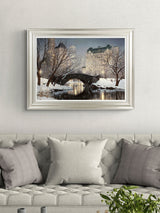 Next Artko Champagne Winter Nights Central Park by Rod Chase Framed Art 61x81cm- Buy online at McGrocer