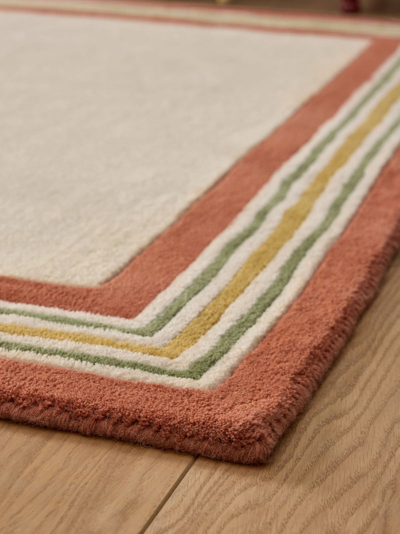 Nina Campbell Natural Park Walk Border rug, UK version