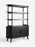 Black Hyde tambour door storage shelf, British brand