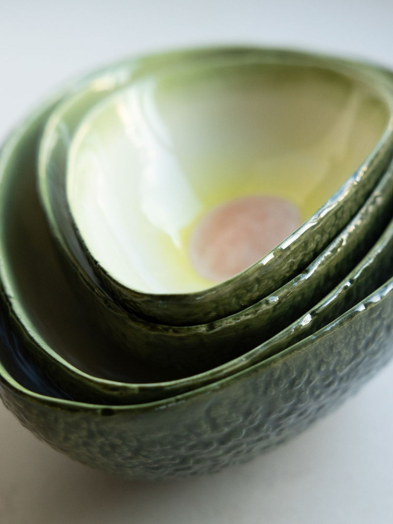 Rockett St George avocado nesting bowls set of 4, UK version