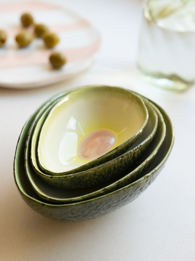Rockett St George avocado nesting bowls set of 4, UK version