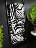Rockett St George Dirty Zebra cotton velour towel, UK version