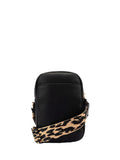 Fiorelli Black Effie webbed crossbody bag, UK version