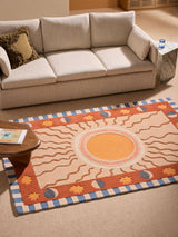 Next MADE.COM Orange Soteria Wool Tufted Rug- Buy online at McGrocer