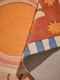 MADE.COM Orange Soteria wool tufted rug - British product
