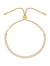 Next Estella Bartlett Gold Tone Tennis Bracelet- Buy online at McGrocer