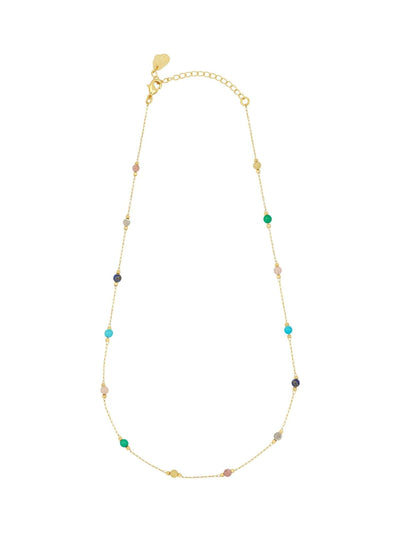 Next Estella Bartlett Pale Gold Tone Amazonite Paperlink Luck Necklace- Buy online at McGrocer