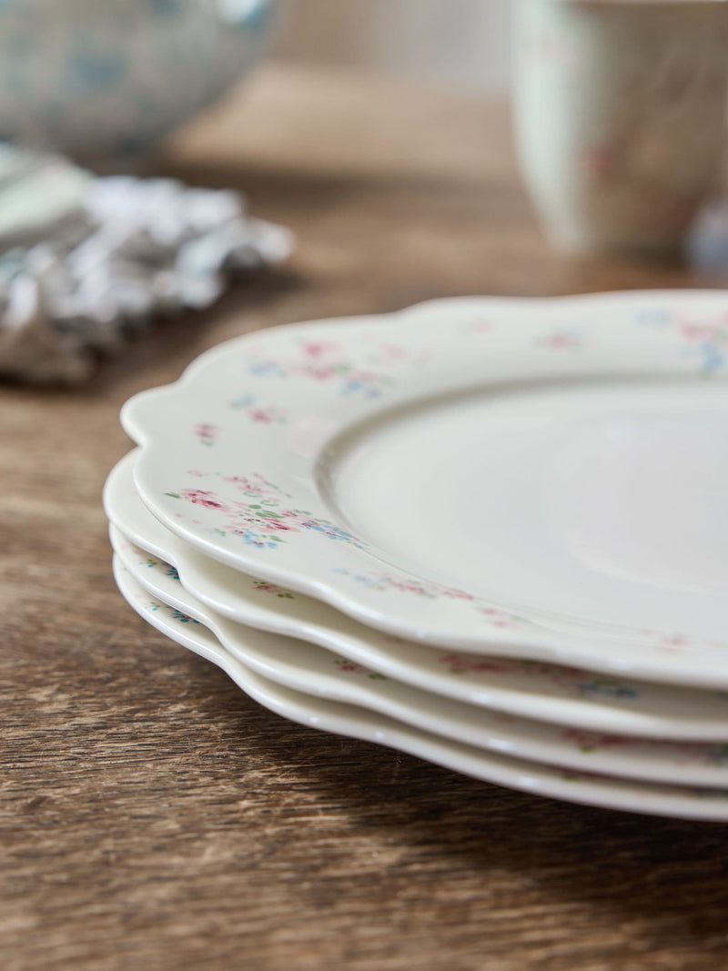 Shabby Chic Rosabelle dinner plates set of 4 (British brand)