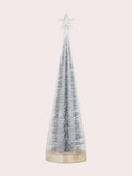 Laura Ashley pre-lit glass Christmas tree ornament 30cm, imported from the UK
