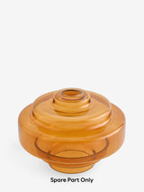 Next Luca Linear Pendant Glass Shade, Amber Orange, 22cm Height- Buy online at McGrocer