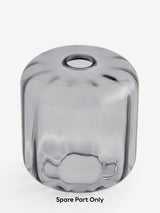 Next Jensen Smoke Grey Glass Flush Spare Part for N39641 - 11cm x 10cm- Buy online at McGrocer