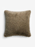 Faux fur cushion brown 50x50cm, imported from the UK